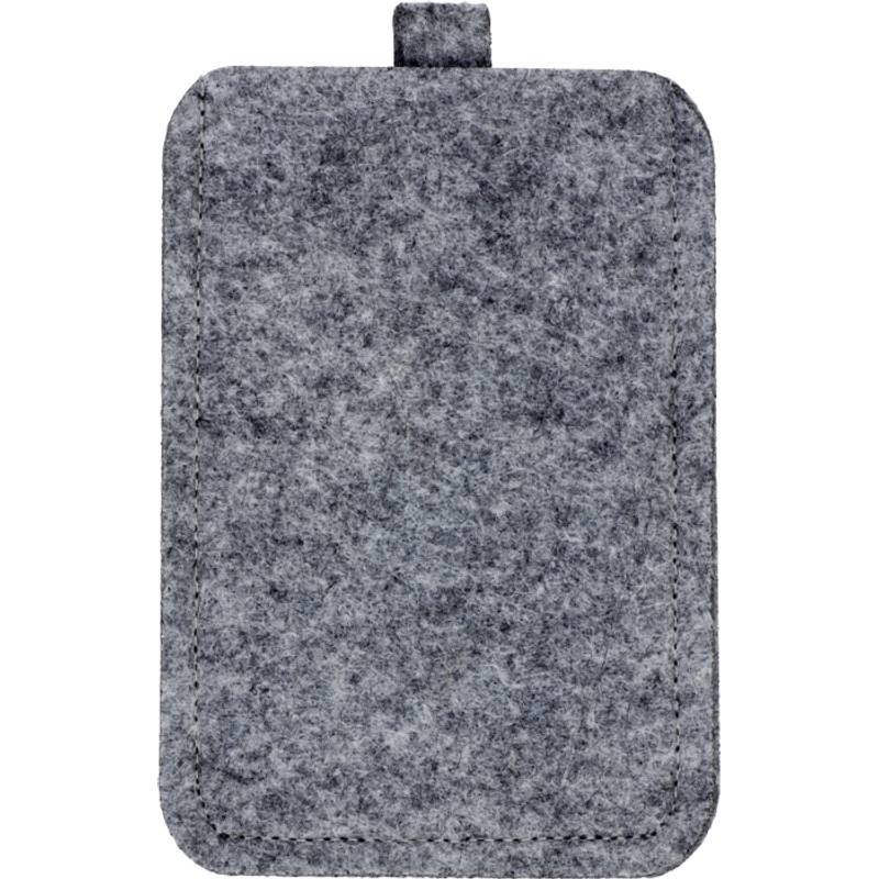 FELTINO plstěné pouzdro na mobil, šedá FELTINO plstěné pouzdro na mobil, šedá